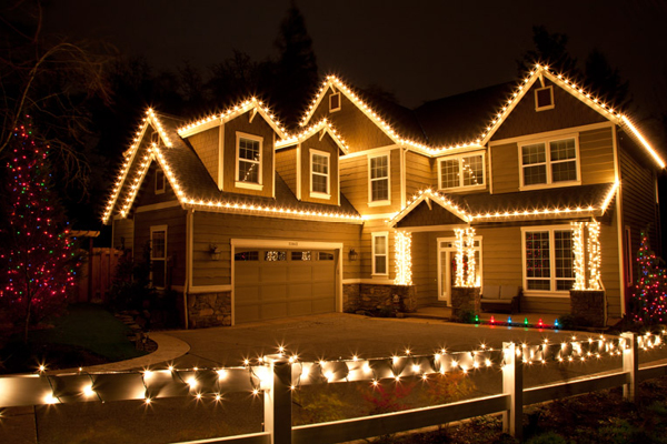 Christmas Light Installation in Alabaster example 1